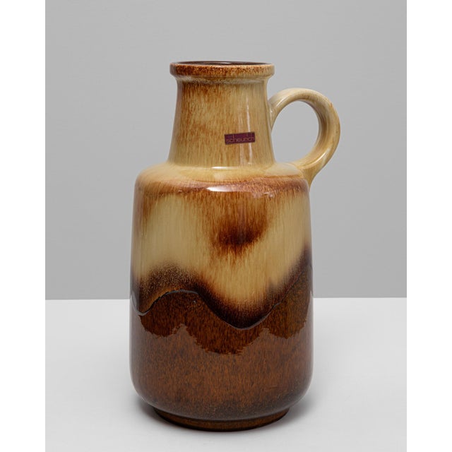 20th Century German 'W. Germany' Ceramic Vase For Sale - Image 4 of 18
