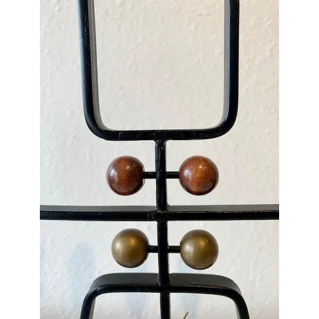 Unusual MCM tribal design candelabra from famed danish manufacture Laurdis Londberg. I don't see these guys come up often....