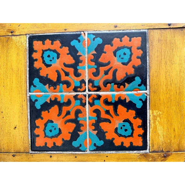 1930s Vintage California Tile Top Side Table Mission Spanish Revival For Sale - Image 5 of 6