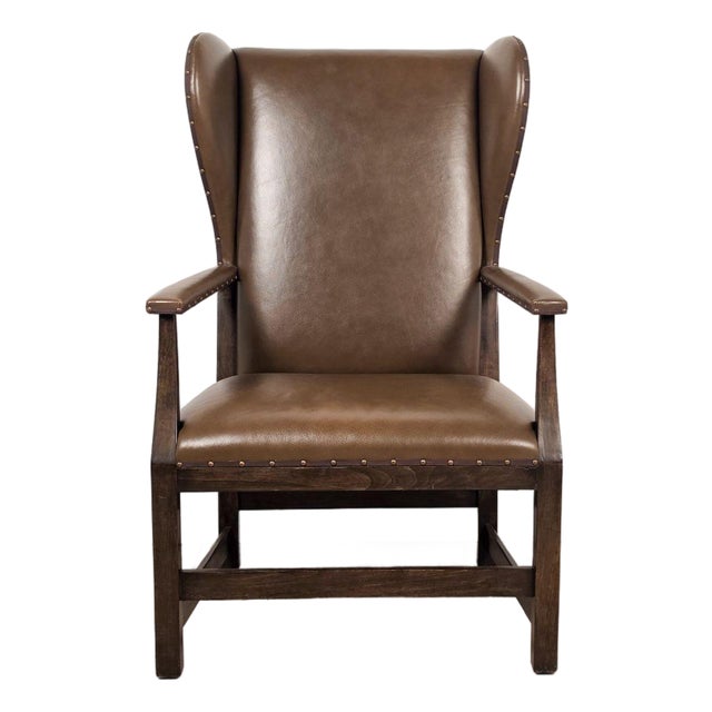 Bespoke Wing Chair, Circa 1980 For Sale