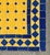 2020s Handcrafted Moroccan Mosaic Tile Accent Table / Plant Stand – Blue & Yellow For Sale - Image 5 of 6