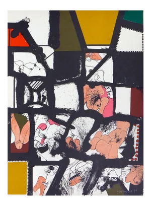 The Eye Lithograph by Josep Guinovart, 1976