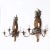 Neoclassical Pair of Italian Tole Pineapple Wall Sconces For Sale - Image 3 of 10
