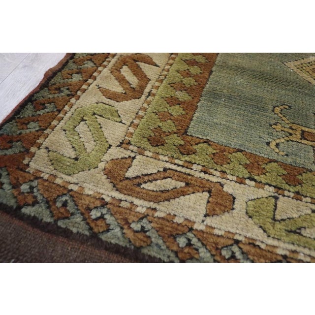 Vintage Turkish Hand Knotted Rug, 1950s For Sale - Image 14 of 18