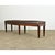 Brown English 19th Century Oak Bench with Faux Leather Seat For Sale - Image 8 of 10