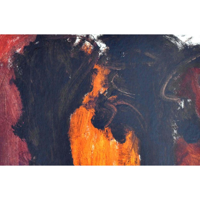 Abstract Expression in Black by Julius Wasserstein For Sale - Image 4 of 7