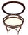 A Very Good Quality Late 19th Century Mahogany Oval Inlaid Bijouterie Type Display Table, The Hinged Top with Glass...