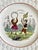 Stunning Pearlware plate featuring two Victorian children playing.