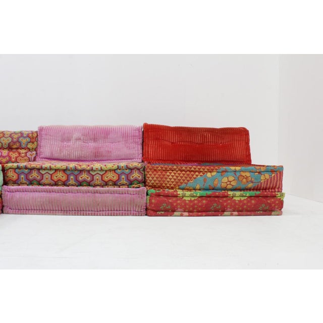 Textile Mah Jong Sofa by Hans Hopfer for Roche Bobois, 1970s, Set of 12 For Sale - Image 7 of 14