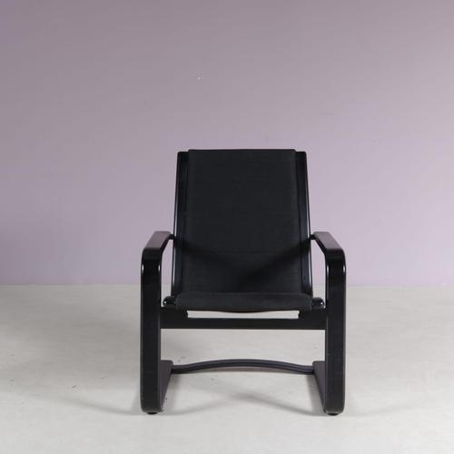 A highly recognizable “Lamello” chair designed by Yngve Ekström manufactured by Swedese, Sweden around 1980. The chair is...