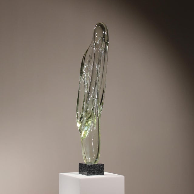 Eastern European Glass Caviersecha Sculpture, 1987 For Sale - Image 17 of 17