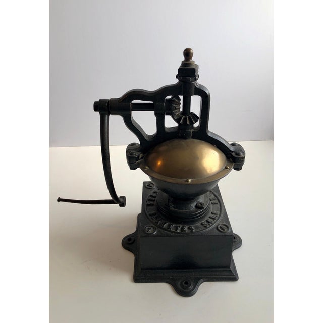Antique, 19th C. Peugeot Frères Brevetés French Coffee Grinder Table Sculpture, c.1895 For Sale In Miami - Image 6 of 13