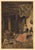 An original early 19th-century watercolour painting, William James Müller, Interior with Woman Seated by Fire.This...