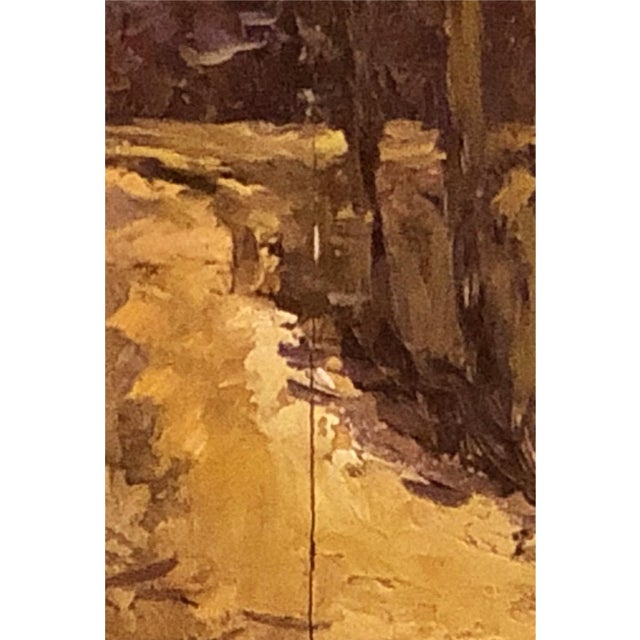 Paul Flaubert, Landscape with Trees, Oil on Panel, 1950s For Sale - Image 6 of 8