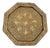 Art Deco Octagonal Openwork Brass Tray, Kashmir, 1920s For Sale