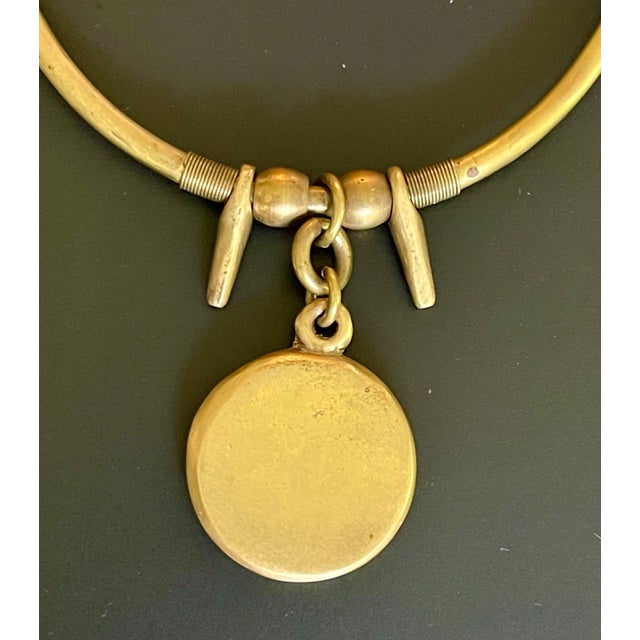 Vintage Artisan Dichroic Glass Pendant Necklace For Sale In New York - Image 6 of 7