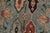 Textile Heriz Rug 3’10” X 6’3” Blue Wool Vintage Tribal Hand-Knotted Oriental Carpet For Sale - Image 7 of 12