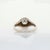 Metal Vintage Estate Diamond Ring, 5mm Round Natural Diamond Solitaire: Solid 14k Gold, Size 6.75 For Sale - Image 7 of 8