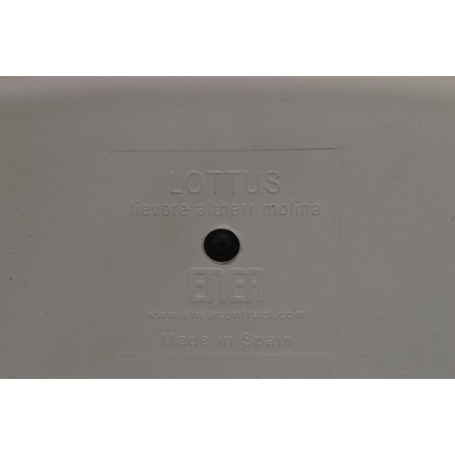 Steelcase Coalesse Enea Lottus Set 4 Sculpted Sled Barstools For Sale - Image 10 of 13