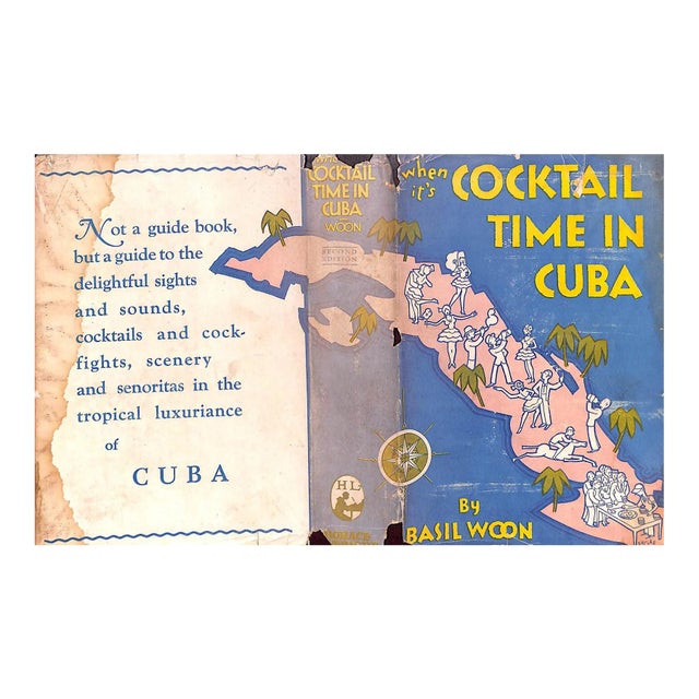 "When It's Cocktail Time in Cuba" 1928 by Woon, Basil For Sale