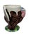 French Majolica Turkey Egg Cup Sarreguemines Circa 1920.