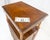 Drexel Light American Walnut Inlayed Top Console Entry Stand Side Table Dresser For Sale - Image 9 of 18