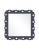 Contemporary Fleur Home Garden District Satsuma Square Mirror in Hale Navy, 24x24 For Sale - Image 3 of 3