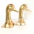 "Made in Spain" Polished Brass Mother Goose Bookends 10" For Sale - Image 4 of 5