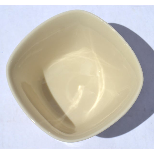 Vintage Square Lenox Special Nut Dish Fine Bone China Porcelain Bowl 24k Gold Trademark For Sale - Image 9 of 14