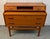 Mid-Century Danish Modern Teak Secretary Desk For Sale - Image 4 of 18