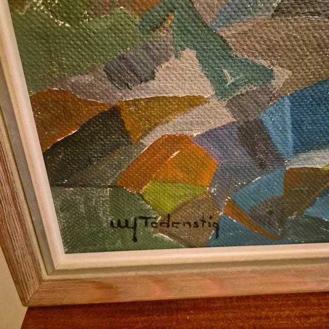 Ulf Tedenstig, Autumn Landscape, 1960s, Oil on Canvas, Framed For Sale - Image 9 of 18