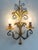 Hollywood Regency Large Florentine Hollywood Regency Wall Lamp, Italy, 1970s For Sale - Image 3 of 11