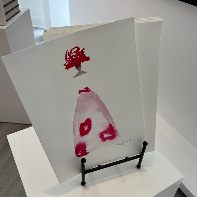2020s Ink Wash Dress by Jo Baskerville For Sale - Image 5 of 12