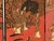 84"Tall Vintage Six Panel Oriental Asian Red Folding Screen Room Divider Palace For Sale - Image 12 of 18