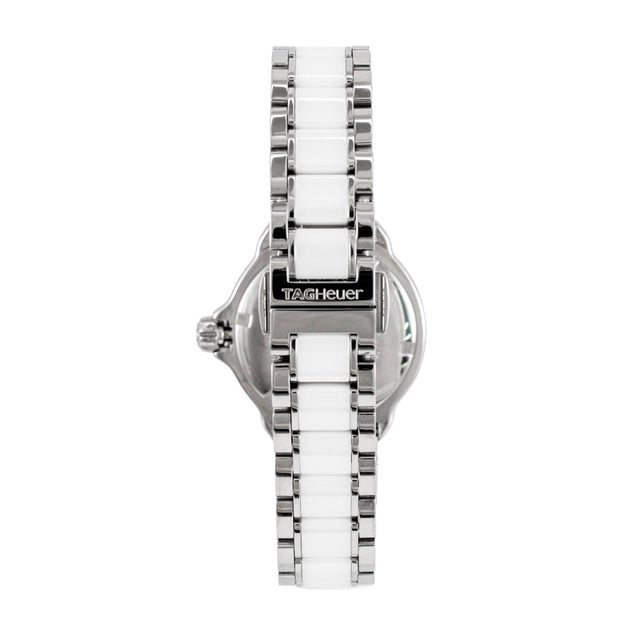 Ladies Tag Heuer Formula 1 37mm Wah1211 White Ceramic Steel Quartz Watch For Sale In Houston - Image 6 of 10