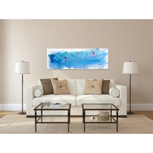 Blue "Hermosa Way" Contemporary Abstract Acrylic Painting by Clara Berta For Sale - Image 8 of 8