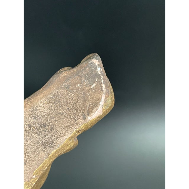 19th Century Gilt Plaster Gesso Cherub Wall Sculptures - a Pair For Sale - Image 11 of 12