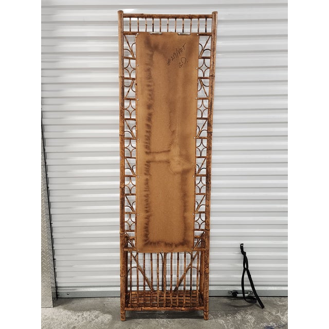 Mid-Century Tortoise Bamboo Hall Tree For Sale - Image 12 of 12