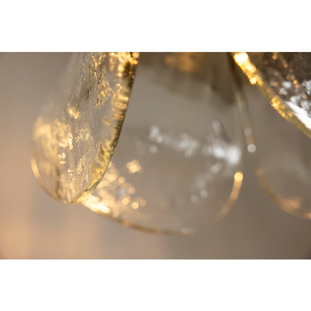 LsS184 Flower-Shaped Pendant Lamp by Carlo Nason for AV Mazzega, 1970s For Sale - Image 11 of 16