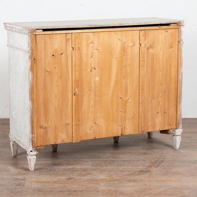 19th Century Swedish Gustavian Gray Painted Buffet Sideboard For Sale - Image 16 of 16