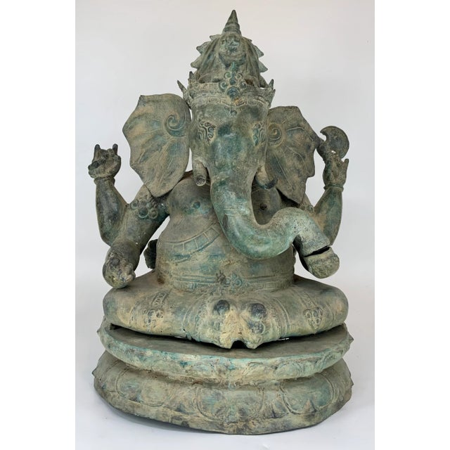 Antique Indonesian Ganesha Sculpture For Sale - Image 13 of 13