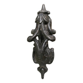 Victorian Iron Door Knocker For Sale