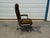 Olive Vintage Mid-Century Modern Olive Velvet High Back Executive Office Chair For Sale - Image 8 of 12