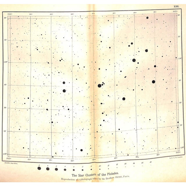 1900 - 1909 "Star Atlas" 1901 Klein, Dr. Hermann J. [Text By] For Sale - Image 5 of 6