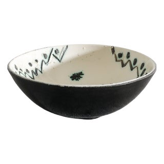Mid-Century French White Ceramic Bowl by Pablo Picasso for Madoura, 1950s For Sale