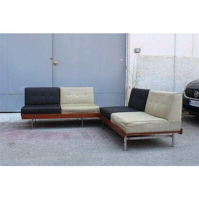 1950s Modular Sofa with Coffee Table from Saporiti Italia, 1950, Set of 2 For Sale - Image 5 of 18