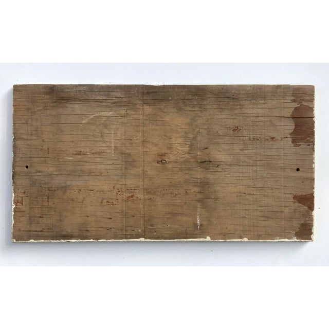 Vintage Wood Hand Painted Pony Ride Tickets Sign For Sale - Image 4 of 4