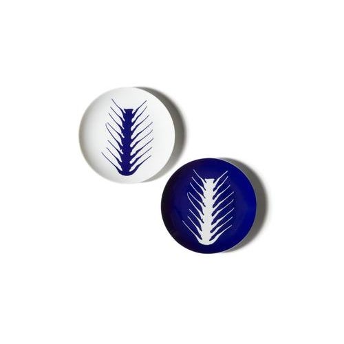 Charlotte Prerriand Set of Two Dessert Plates Arete Plates For Cassina The exclusivity of a hand-decorated porcelain...