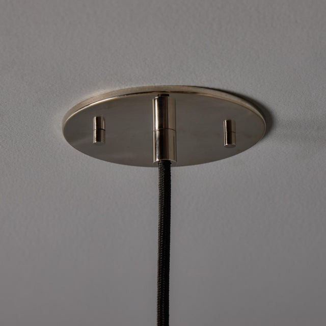 Pair of 1960s Chrome Metal and Bubble Glass Pendants by Helena Tynell For Sale - Image 9 of 18