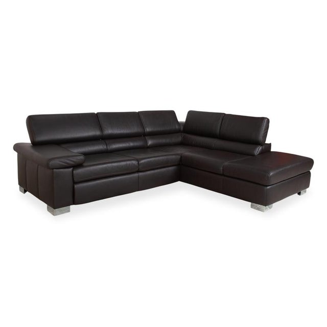 Courage Corner Sofa in Brown Leather from Ewald Schillig For Sale - Image 5 of 18